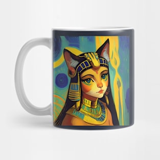 Bastet Egyptian Cat Goddess Mug